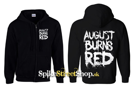 AUGUST BURNS RED - Big Logo - mikina na zips