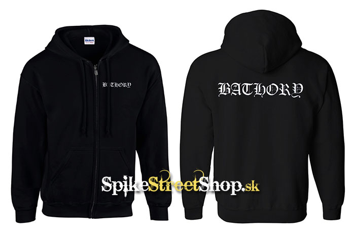 BATHORY - Logo - mikina na zips