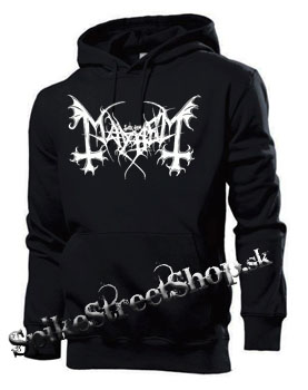 MAYHEM - Logo - čierna pánska mikina