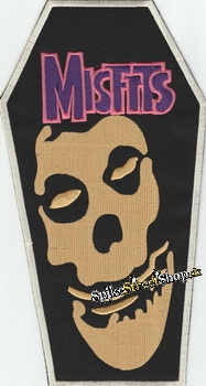 MISFITS - Fiend Coffin - veľká nažehlovacia nášivka