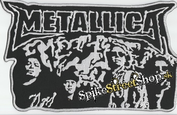 METALLICA - BW Embroidery - veľká nažehlovacia nášivka