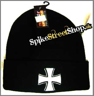 Zimná čiapka INDEPENDENT - Maltézsky kríž - čierna