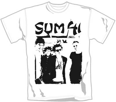 SUM 41 - Japanese - biele pánske tričko