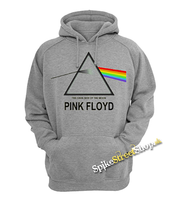 PINK FLOYD - Dark Side Of The Moon - šedá pánska mikina 