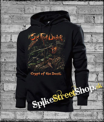 SIX FEET UNDER - Crypt Of The Devil - čierna pánska mikina 