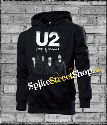 U2 - Songs Of Innocence - čierna pánska mikina 