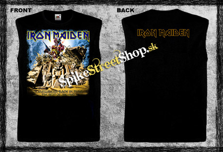 IRON MAIDEN - Somewhere Back In time - čierne pánske tričko bez rukávov