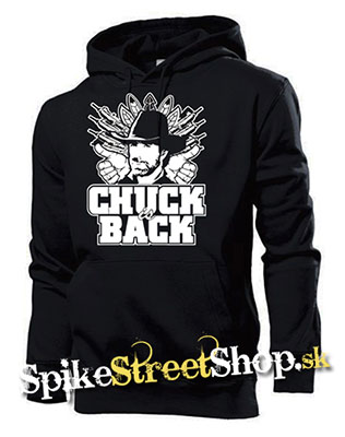 CHUCK NORRIS - Chuck Is Back - čierna pánska mikina