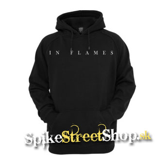 IN FLAMES - Plan Logo - čierna pánska mikina