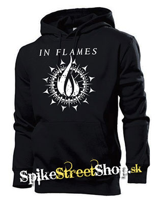 IN FLAMES - Sign - čierna pánska mikina