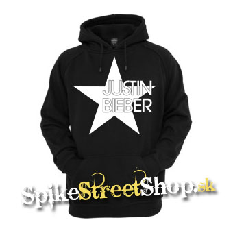 JUSTIN BIEBER - Star - čierna pánska mikina