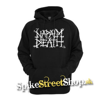 NAPALM DEATH - Logo - čierna pánska mikina