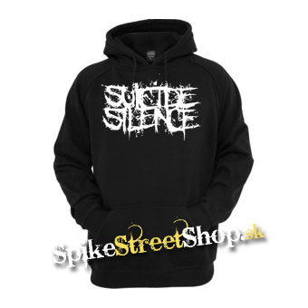 SUICIDE SILENCE - White Logo - čierna pánska mikina