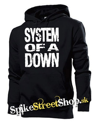 SYSTEM OF A DOWN - Logo - čierna pánska mikina