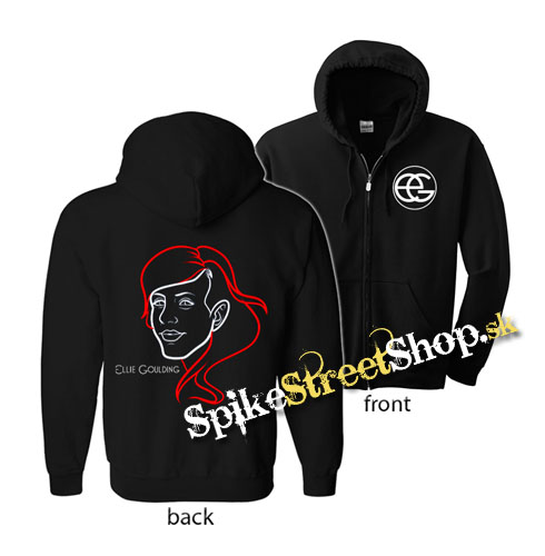 ELLIE GOULDING - Portrait - mikina na zips