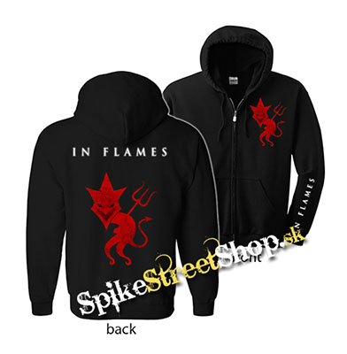 IN FLAMES - Devil - mikina na zips
