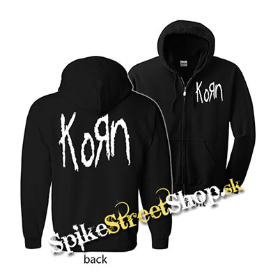 KORN - Logo - mikina na zips