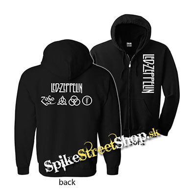LED ZEPPELIN - Logo - mikina na zips