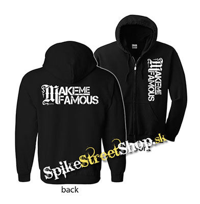 MAKE ME FAMOUS - mikina na zips