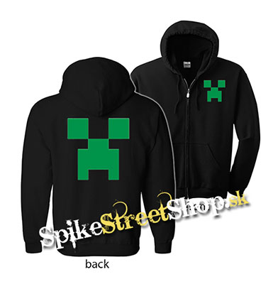 MINECRAFT - Creeper Green - mikina na zips