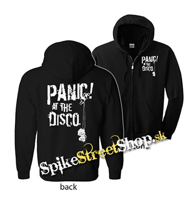 PANIC! AT THE DISCO - White Logo - mikina na zips
