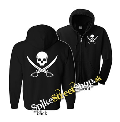 PIRATE SKULL - mikina na zips