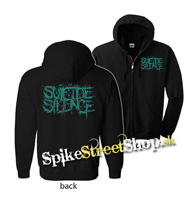 SUICIDE SILENCE - Turquoise Logo - mikina na zips