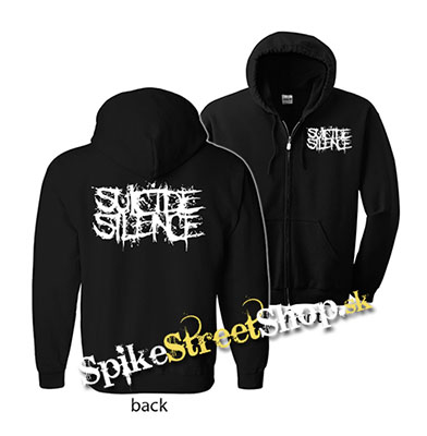 SUICIDE SILENCE - White Logo - mikina na zips