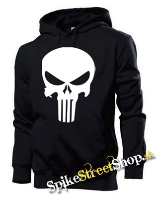 PUNISHER - Lebka - čierna pánska mikina
