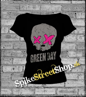GREEN DAY - Skull - dámske tričko