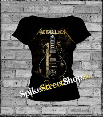 METALLICA - Hetfield Iron Cross Guitar - dámske tričko