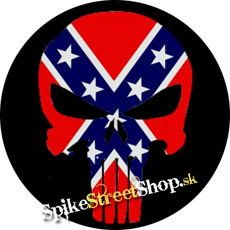PUNISHER - LEBKA - American Southern Flag - odznak