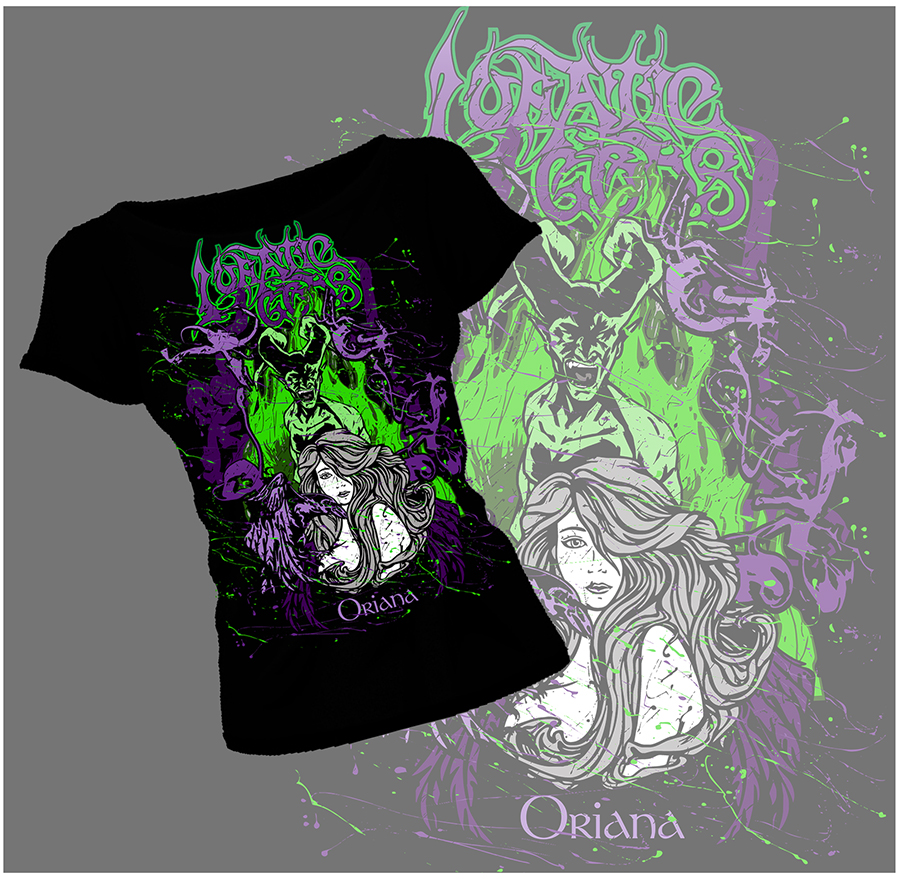 LUNATIC GODS - Oriana - dámske tričko