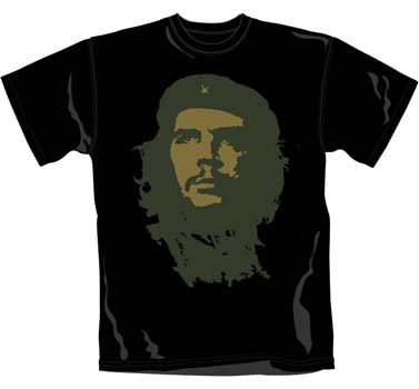 CHE GUEVARA - Gold Face - čierne pánske tričko