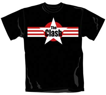 CLASH - Stars & Stripes - čierne pánske tričko