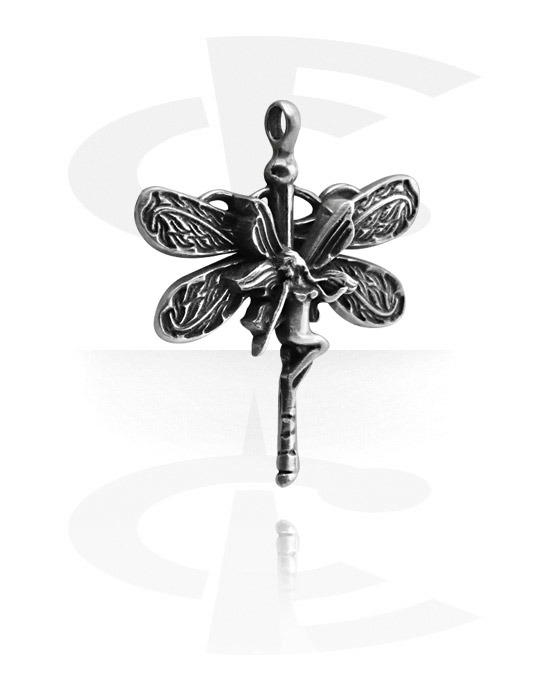 DRAGONFLY WITH SPIRIT - kovový cínový prívesok