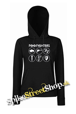 FOO FIGHTERS - Albums - čierna dámska mikina