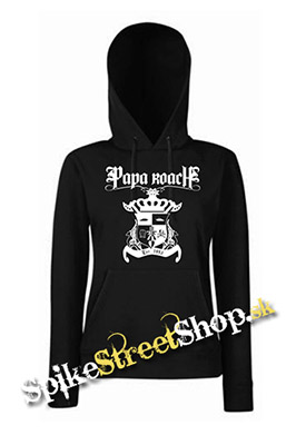 PAPA ROACH - Logo - čierna dámska mikina