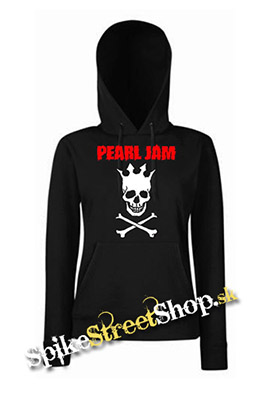 PEARL JAM - Skull - čierna dámska mikina