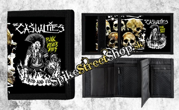CASUALTIES - Punk Never Dies - peňaženka