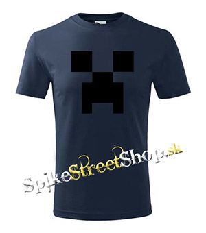 MINECRAFT - Creeper - Námornícke modré chlapčenské tričko