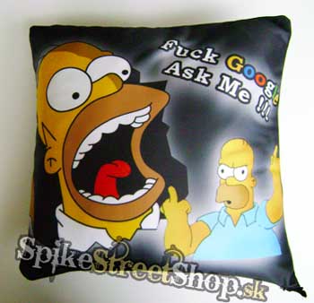 HOMER SIMPSON - Fuck Google Ask Me - vankúš