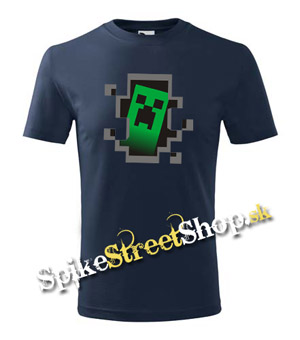 MINECRAFT - Hello, I´m Creeper - tmavomodré chlapčenské tričko