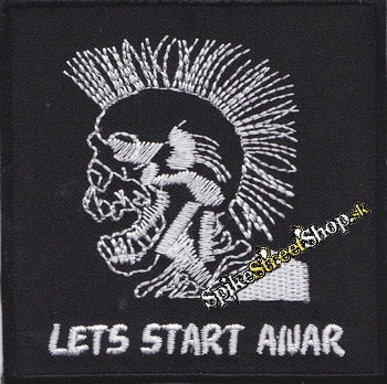 EXPLOITED - Let Start A War  - nažehlovacia nášivka
