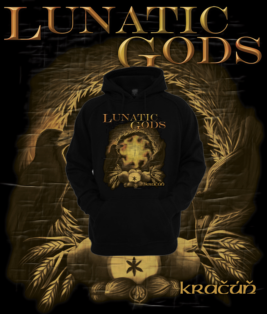 LUNATIC GODS - Kračúň - čierna pánska mikina 