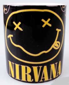 Hrnček NIRVANA - SMILE - Black motive