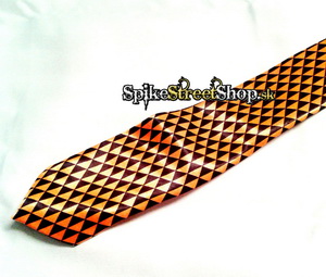 KRAVATA HALF DIAMOND ORANGE