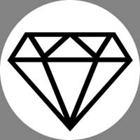 DIAMANT 1 - okrúhla podložka pod pohár