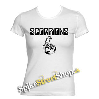 SCORPIONS - Logo - biele dámske tričko