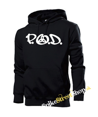 P.O.D. - Logo - čierna pánska mikina